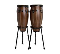 LP Aspire 11" & 12" Congas with Basket Stand Walnut