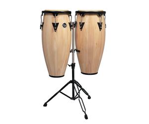 LP Aspire 11" & 12" Congas with Double Stand Natural