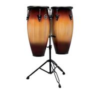 LP Aspire 11" & 12" Congas with Double Stand Vintage Sunburst