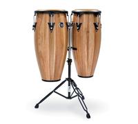 LP Aspire 11" & 12" Congas with Double Stand Walnut