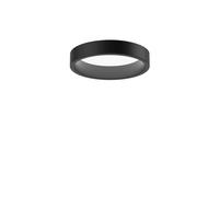 LP Circle Ceiling Light Semi-Recessed Ø26 3000K & Dali/ Switch-Dim Black