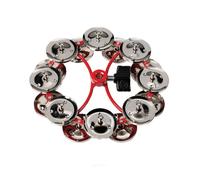 LP Latin Percussion Tambourin City Hi-Hat Jingle Ring 5", doppelreihig, 16 Paar Stahlschellen, montierbar, LP191NYD