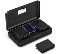 LP-E10 Battery Charger with card reade (excluding batterys) Compatible with Canon EOS Rebel T3/5/6/7/100, X50/70/80/90, 4000D/3000D/2000D and more