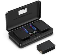 LP-E17 (1200mA) Camera Battery Multifunctional Charger Set (Including Two Batteries) Compatible with Canon EOS 200D/200D2 M3/5/6 750D/760D/800D/850D/8000D/9000D/77D T6i/T6s/X8i/T8i/T7i