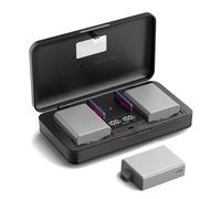 LP-E5 (1500mA) Camera Battery Multifunctional Charger Set (Including Two Batteries) Compatible with Canon EOS 450D, KISS X3 500D KISS X2 100D KISS F 1000D 2000D Reble Xsi Reble Tli Reble Xs