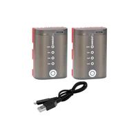 LP-E6NH LPE6NH Battery，Compatible For Canon，For EOS R5 R6 90D 60D 70D 80D 5D II 5D III 5D IV 5Ds 6D 6D II 7D 7D Mark II Cameras(2 Pcs)