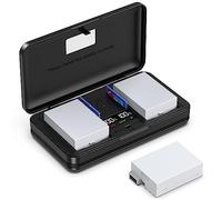 LP-E8 (1500mAh) Camera Battery Multifunctional Charger Set (Including Two Batteries) Compatible with Canon EOS Rebel T2i, T3i, T4i, T5i, Kiss X5, X4,X6,X6i, X7i,550D, 600D, 650D, 700D