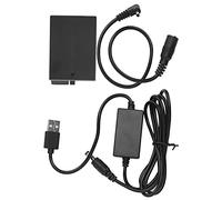 LP E8 Dummy Battery DC Coupler Power Adapter with USB Drive Cable Dummy Battery with Cable for 550D 600D 650D 700D Kiss X7i X6 X5 X4