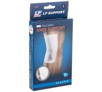 LP Elasticated Knee Support - Arthritis Pain Relief, Knee Compression Support & Sports Injury Rehabilitation, White - Small