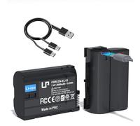 LP EN-EL15C Battery 2-Pack 2600mAh USB-C Fast Charging for Nikon EN EL15C Batteries, Compatible with Zf Z8 Z7 Z7II Z6 Z6II Z5 D7000 D7100 D7200 D7500 D500 D600 D610 D750 D780 D800 D850 D810 Cameras