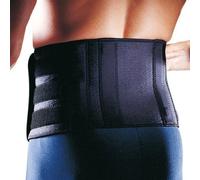 LP Extreme Back Support with Stays, Back Brace for Back Support, Sports Injury Rehabilitation & Pain Relief, Black - One Size