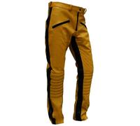 LP-FACON Famous Uma Thurmans yellow Bride Motorcycle Pant - Beatrix kill kiddo bill Women Leather Biker Pant