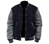 LP-FACON Letterman Jacket Men - Axel Foley Dettroit Lionss Varsity Bomber Hill Cop Baseball Jacket