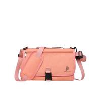 LP Fusion Portable Changing Pad for Babies - Waterproof, Foldable Nappy Mat with Built-in Pillow & Storage - Travel-Friendly Baby Essentials, Coral pink