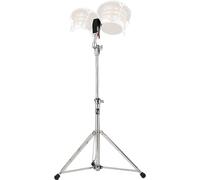 LP Latin Percussion Bongoständer Camlock-Spannsystem, höhenverstellbar, doppelstrebig, verchromt, L-förmige Auflage, LP330