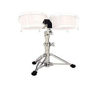 LP Latin Percussion Bongoständer höhenverstellbar, verchromt, doppelstrebig, Camlock Spannsystem, L-förmige Auflage, LP330C