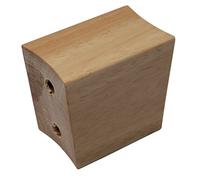 LP Latin Percussion Centre block Bongo Comfort Curve 7 inch and 8 1/2 inch natural; LP739-AW