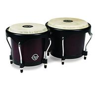 LP Latin Percussion - City Series Bongo - 6" and 7" - Siam oak - black hardware - dark wood matte - LP601NY-DW