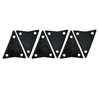 LP Latin Percussion Conga Hardware plastic pad for side plate Galaxy (3-hole), 1U=6 pieces - LP630