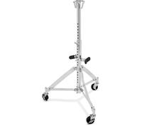 LP Latin Percussion Congaständer Doppelcongaständer Slide Mount, für unterschiedliche Größen, höhenverstellbar, arretierbare Rollen, klappbar, Mounting Brackets, LP290S