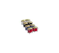 LP Latin Percussion Fiberglass Bongo Red Chrome Hardware LP200XF-RD
