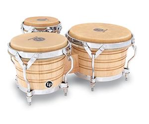 LP Latin Percussion Generation III Triple Wood Bongo LP202-AW