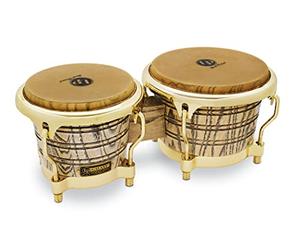 LP Latin Percussion Giovanni Galaxy Wood Bongo Gold Hardware LP793X