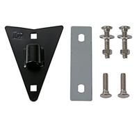 LP Latin Percussion Side Plate Conga Highline, Performer, Aspire, City - Black (Powder Lacquer) LPA425D