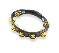 LP Latin Percussion Tambourin Cyclop Handmodell schwarz Messingschellen zweireihig LP170