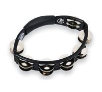 LP Latin Percussion Tambourin Cyclop Handmodell schwarz Stahlschellen zweireihig LP150