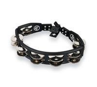 LP Latin Percussion Tambourin Cyclop montierbar schwarz Stahlschellen zweireihig LP160