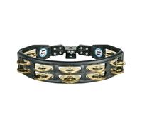 LP Latin Percussion Tambourin Cyclop schwarz montierbar Messingschellen zweireihig LP175