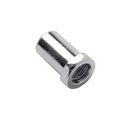 LP Latin Percussion Threaded Sleeve 7/32" RAW Series Trash Snare LP1601, Chrome 1601E