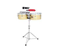 LP Latin Percussion Timbales Tito Puente Solid Brass 13"/14" LP256-B