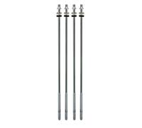 LP Latin Percussion Tuning Screws Brazilian Repinique - LP3110, LP3112, 4 pieces, Chrome - LP3921