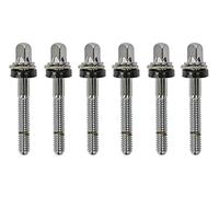 LP Latin Percussion Tuning Screws Mini Timbales, Micro Snare, Drum Timbales, 6 x 42 mm, Chrome, 1VE = 6 Pieces, LP2540