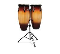 LP LPA646-VSB 10 & 11" Aspire Conga Set with Double Stand, Vintage Sunburst"