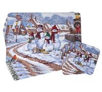 LP Magic of Christmas Dinner Place Mats And Coasters (Set of 4)