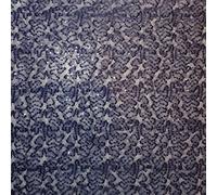 LP Power Net Fabric Premium Sheer 4 Way Stretch Mesh Lining Dressmaking Material 58-150cm (2 Meter, Navy Sequin)