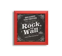 Lp Rahmen - Rock On Wall ROW12-RD 12 inch Vinyl Art Frame - Red