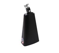 LP Latin Percussion Kuhglocke Rock 8" brushed steel, schwarz, montierbar, intensiver scharfer und mäßig trockener Sound mit tiefer Tonlage, LP007-N,Black