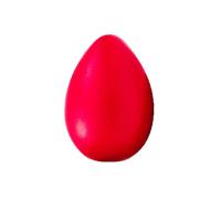 LP Latin Percussion Shaker Big Egg 3" (7,6 cm), Kunststoff rot, höhere Lautstärke, ideal für Live-Einsatz, LP0020RD