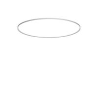 LP Slim Ceiling Light Recessed Ø68 3000K & Dali Dark Raw Aluminum