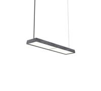 LP Slim Pendant Single 3000K & Dali Dark Raw Aluminum