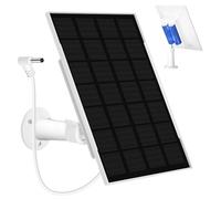 LP Solar Panel for Ring Camera, 4000mAh Charger for Stick Up Cam Battery, Spotlight Cam Battery, 2nd & 3rd Gen With Barrel Plug - Not for Spotlight Plus/Pro