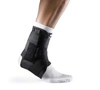 LP Support 597 Ankle Brace with Stabilizing Bands, Ankle Bandage, Foot Support for Sports and Everyday Use, 597 Ankle Bandage, Ankle Brace, Size:S, Colour:Black