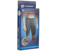LP SUPPORT Men's Compression Athletic Shorts, Black, XL, Solid, Unisex-Adults, Football, Rugby, American Football