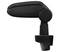 LP Trade Central Armrest for Clio 3 III | Storage Console Accessory and Arm Rest with Organiser Compartment | Car Interior Spare Part | Black Faux Leather - Black Stitching