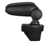 LP Trade Central Armrest for Clio 5V | Storage Console Accessory and Arm Rest with Organiser Compartment | Car Interior Spare Part | Black Faux Leather - Black Stitching