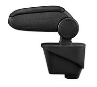 LP Trade Central Armrest for DS3 DS 3 | Storage Console Accessory and Armrest with Organiser Compartment | Car Interior Spare Part | Black Faux Leather - Black Stitching
